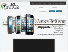Tablet Screenshot of ntouchapp.com